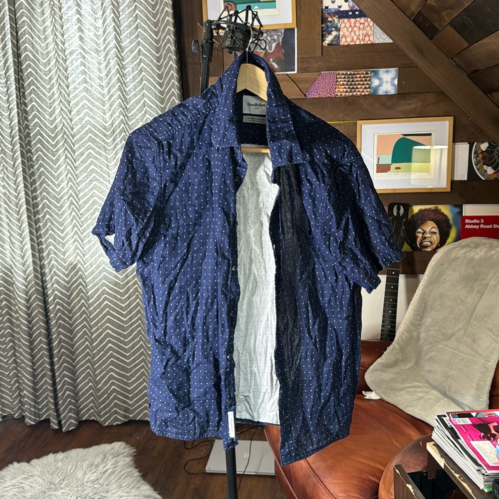 Blue Goodfellow Northrop casual button down
